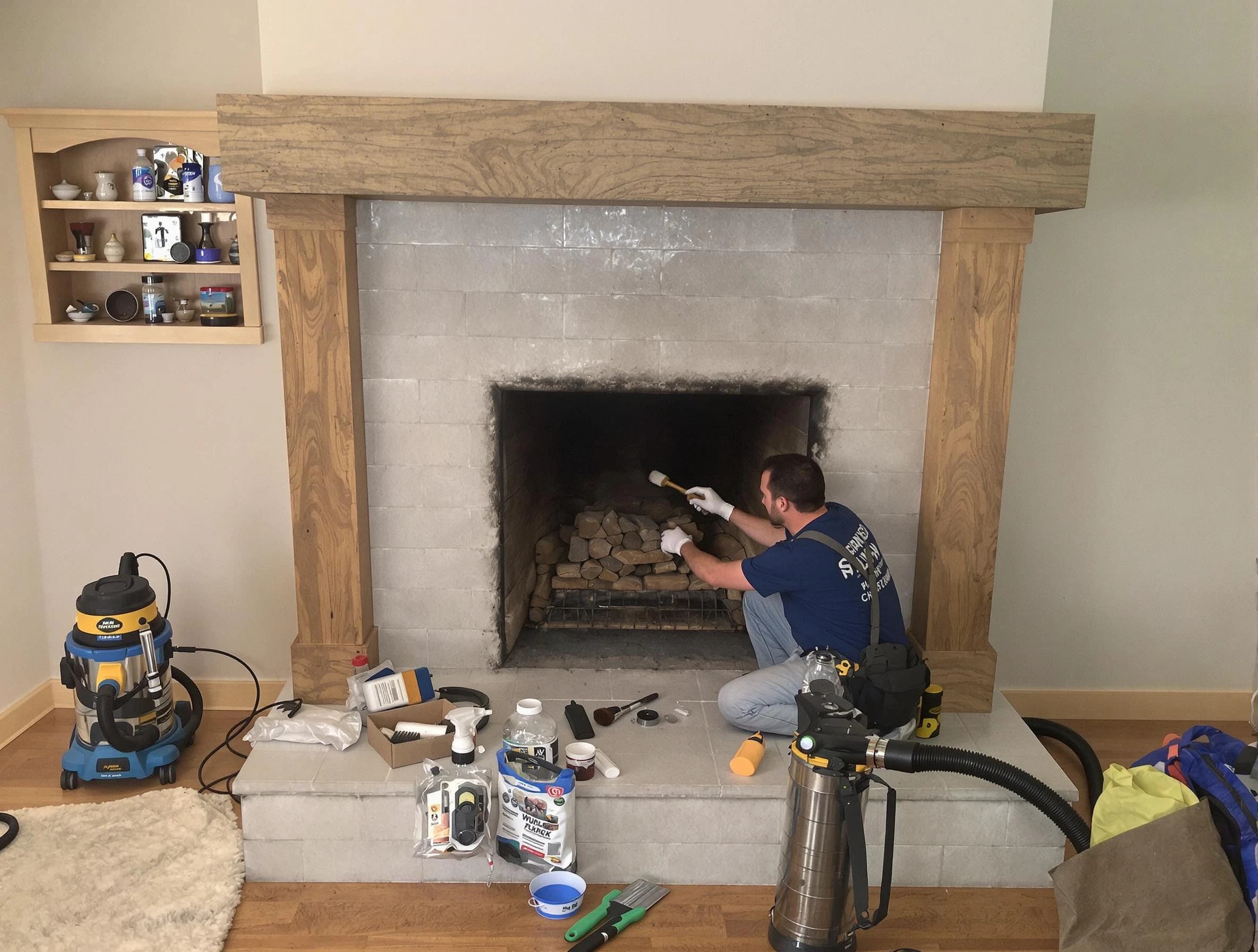 Detailed creosote removal process by Harrisville Chimney Sweep in Harrisville, UT