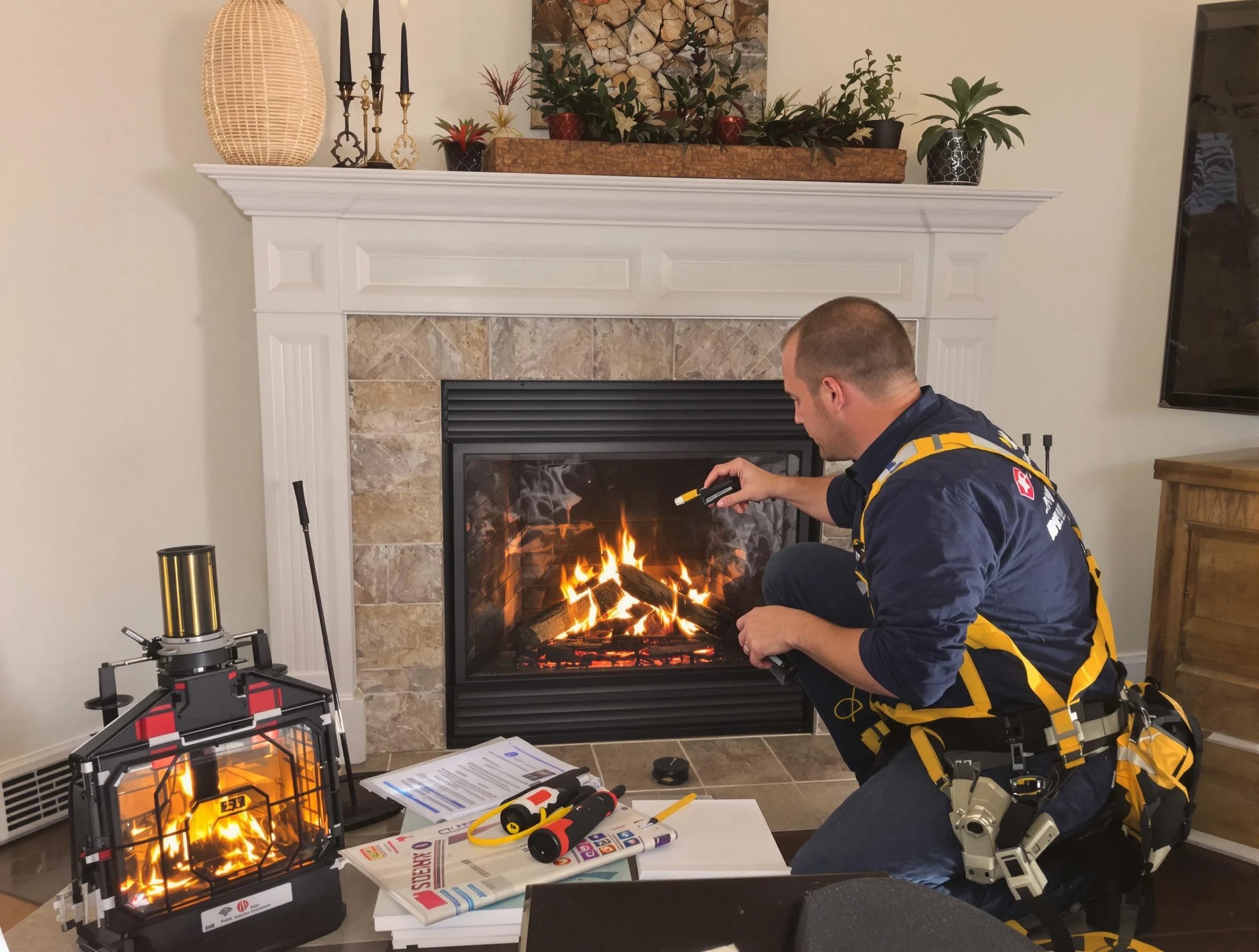Safety-focused fireplace inspection by Harrisville Chimney Sweep in Harrisville, UT