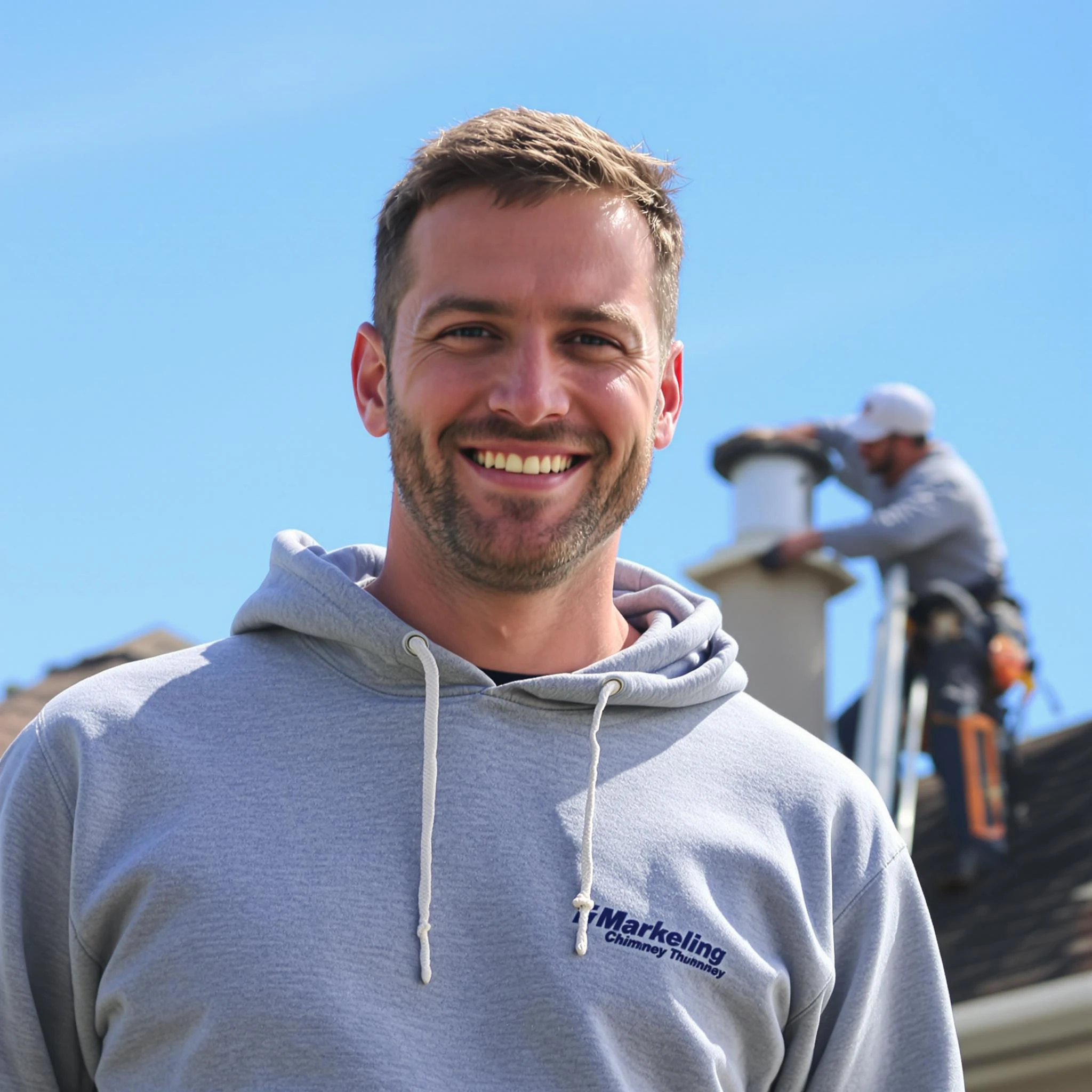 The Harrisville Chimney Sweep team.