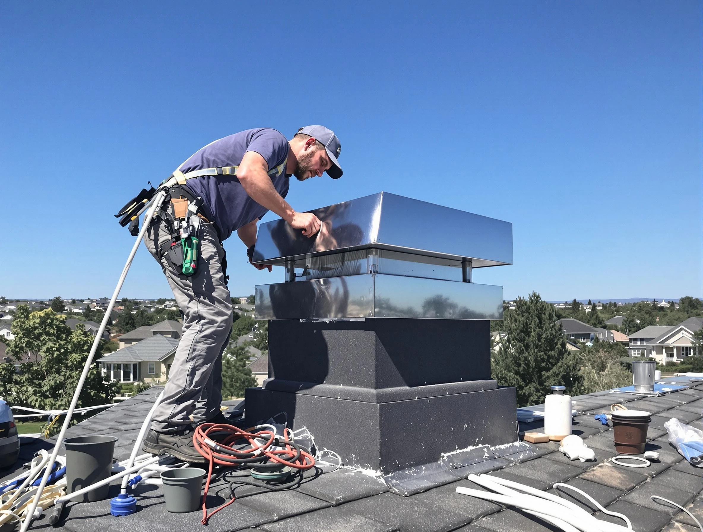 Chimney Cap Services in Harrisville