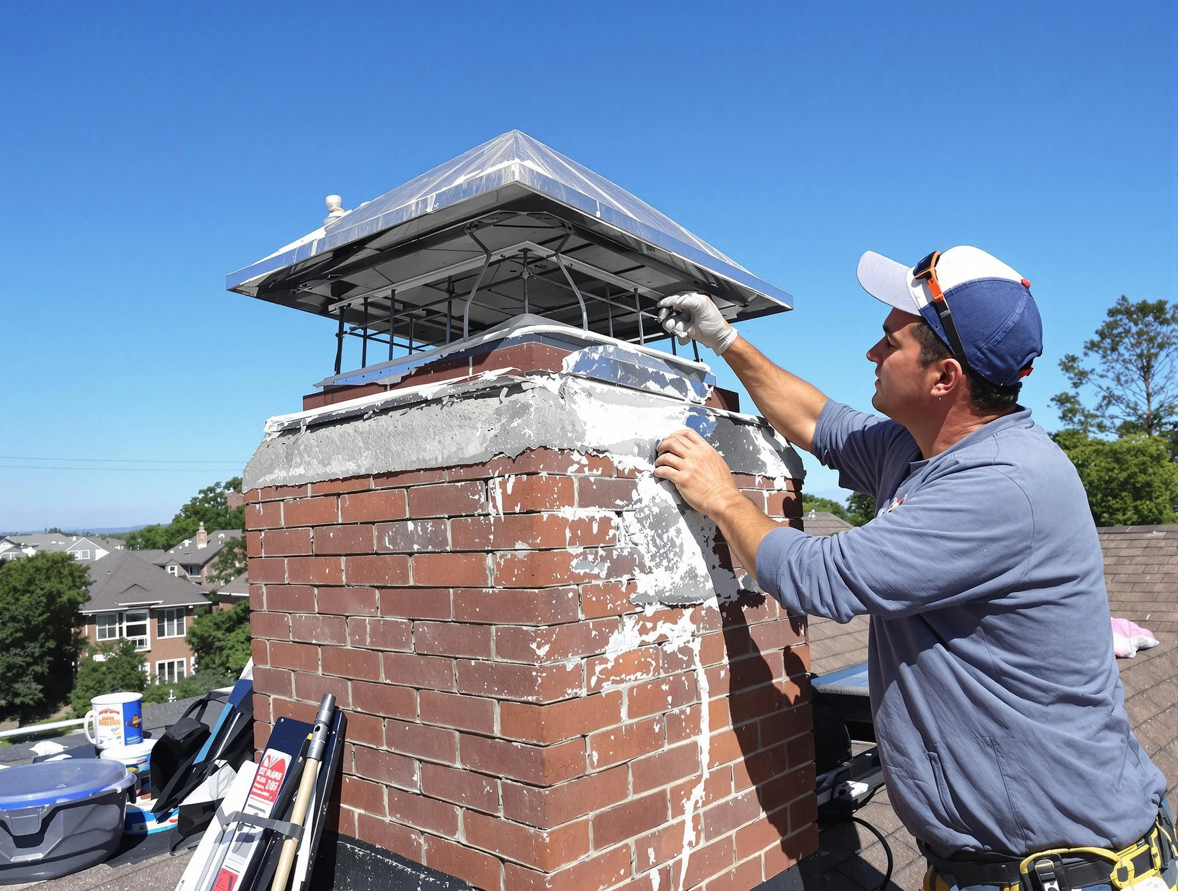 Chimney Crown Services in Harrisville