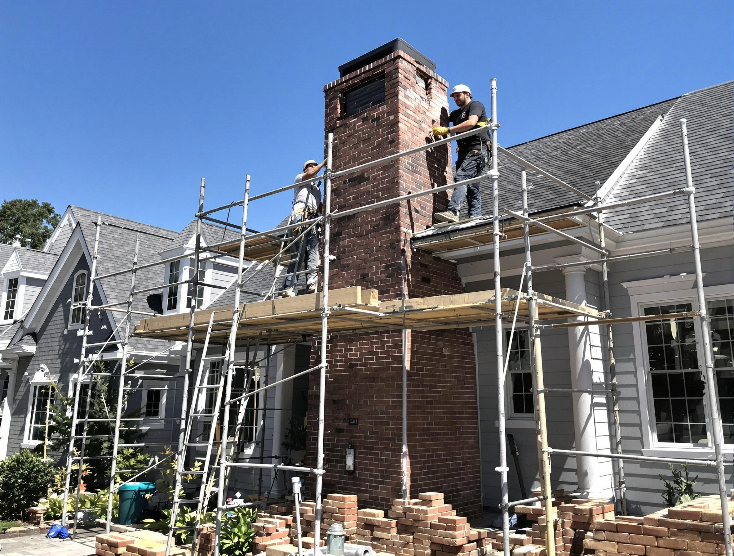 Chimney Rebuilding in Harrisville