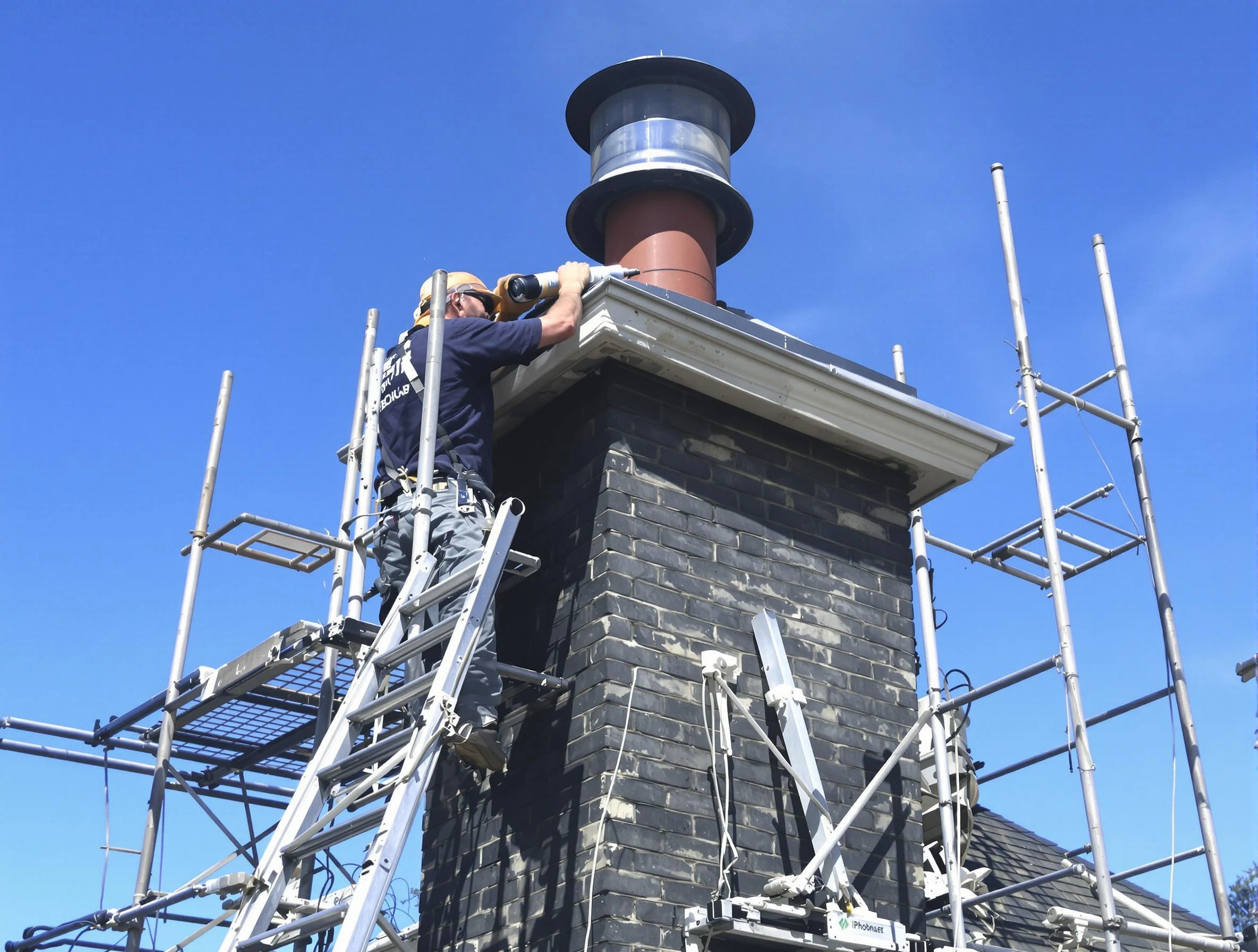 Sturdy chimney crown finished by Harrisville Chimney Sweep in Harrisville, UT