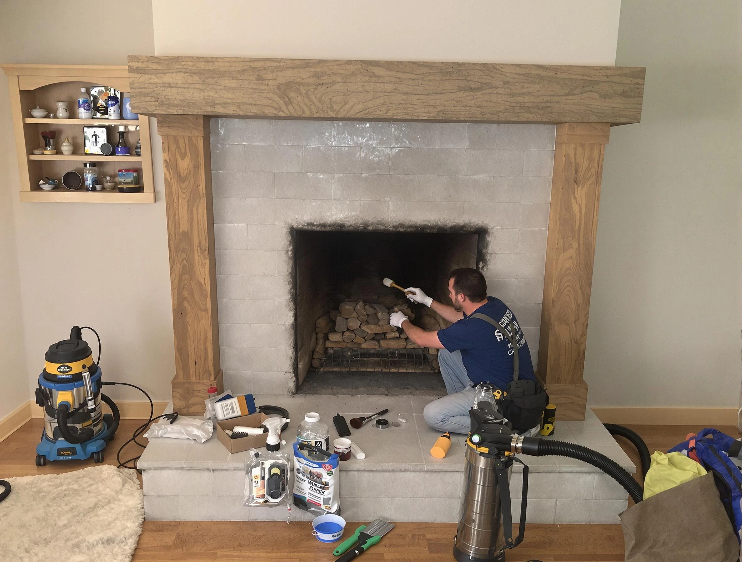 Detailed creosote removal process by Harrisville Chimney Sweep in Harrisville, UT
